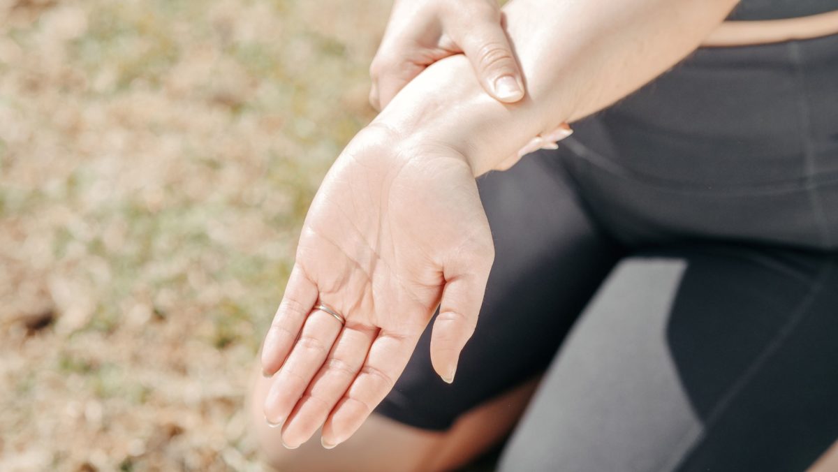 Treatment for a wrist sprain, as represented here, is important for proper healing.
